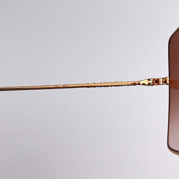 NEW Burberry BE3133 DAPHNE 133713 Gold Pink Gradient Square Women Sungla… - Picture 8 of 11